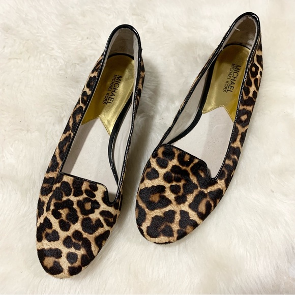 MICHEAL MICHEAL KORS leopard print calf hair ballet flats - Picture 2 of 6